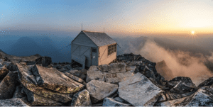 Fire Lookout at sunset