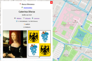 Caterina Sforza in Open Etymology Map