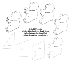 Ireland's Coastline Simplified