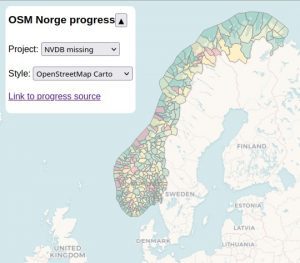 OSM Norge Progress