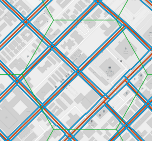 OSM Pedestrian Density Visualization